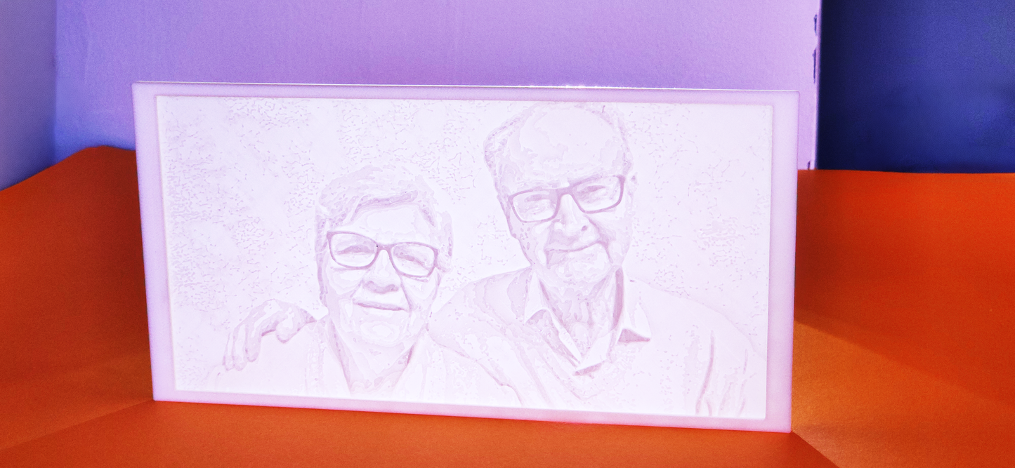 Litofanía personalizada a partir de tu foto