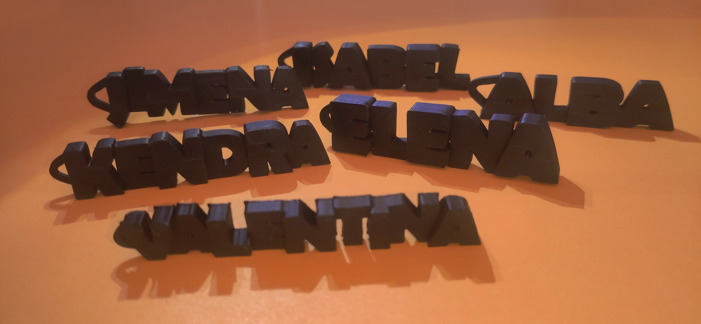 Llavero personalizable